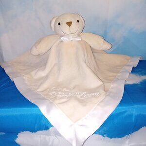 A Hug from Parkview Physician’s Group Cream Smiling Bear Lovey Security Blanket